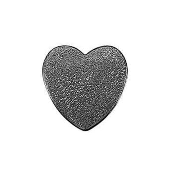 UrogSmykker.dk har Model 630-B110, sort hjerte med diamant overflade